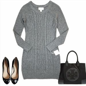 Ruby Moon Gray Sweater Dress